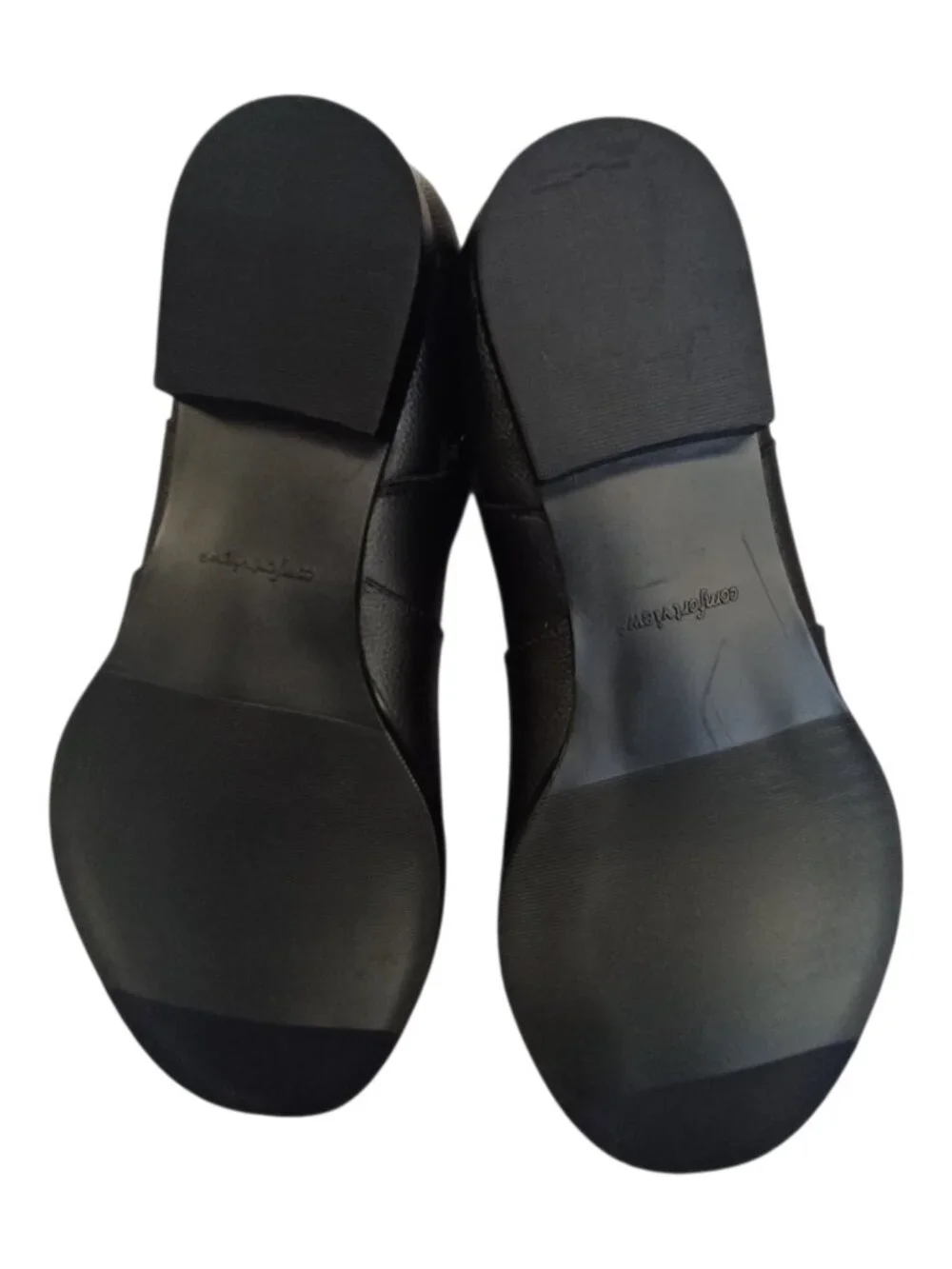 Comfortview The Janis Black Tall Leather Wide Calf Boots Size 9 1/2 W - Picture 6 of 10